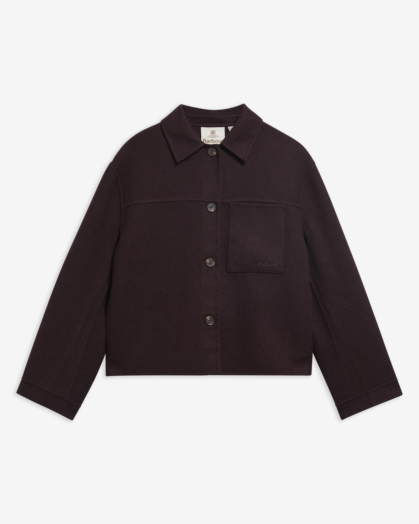 Barbour Overshirt Antonella aus Woll-Mix Fig