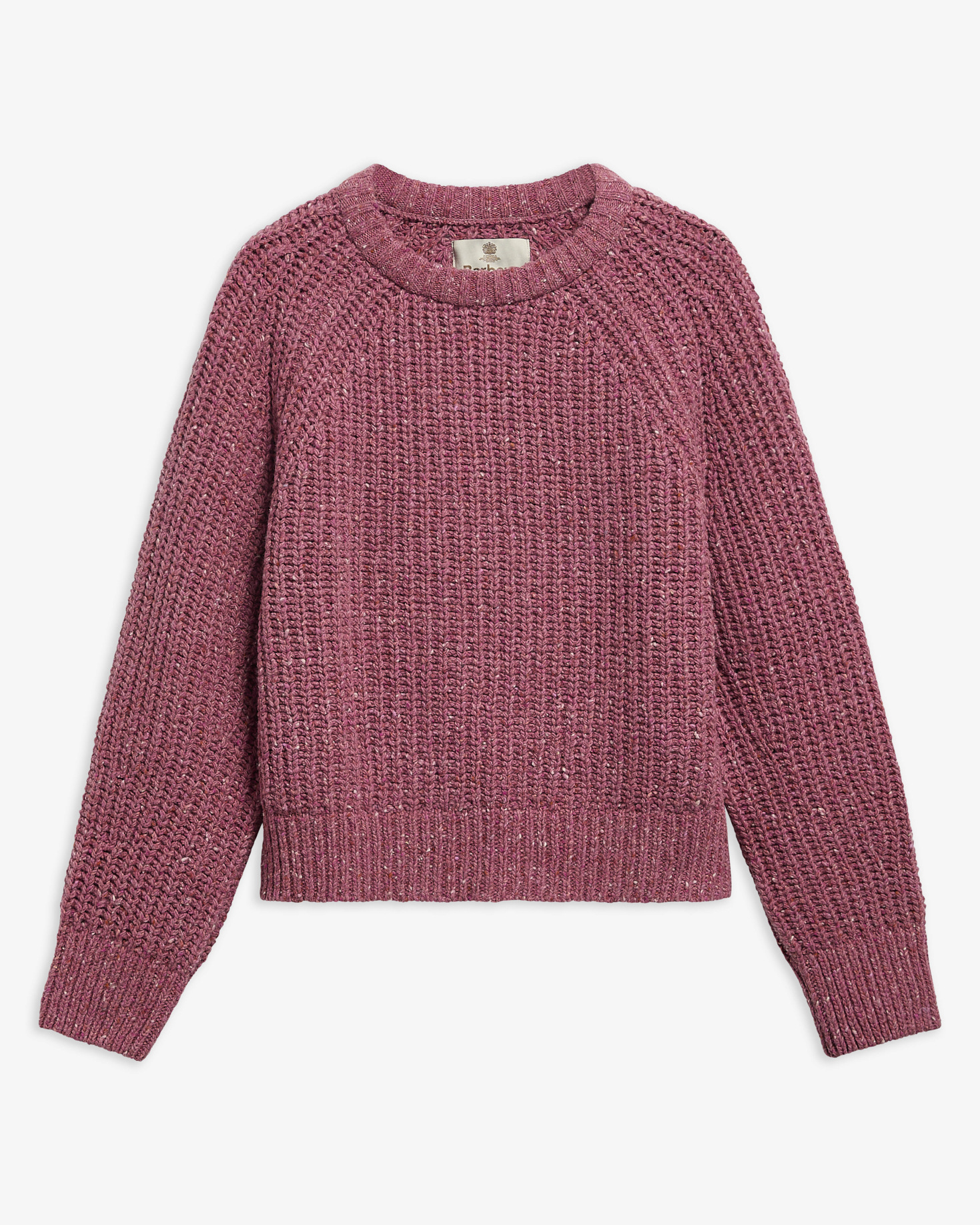 Alderney Wool-Blend Crew Neck Jumper Tea Rose
