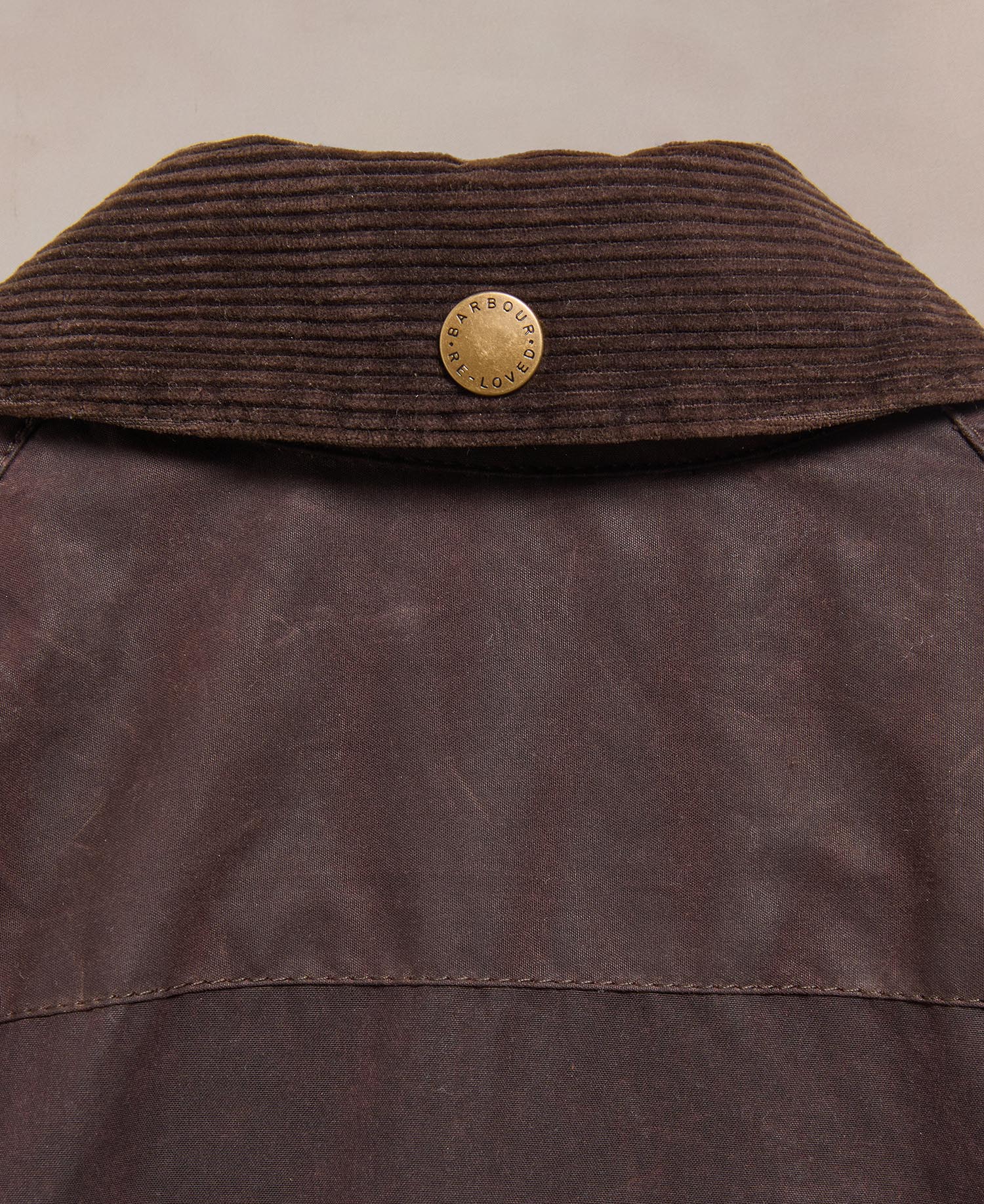 Barbour Re-loved Men's Beaufort Waxed Jacket - Size 38 Rustic
