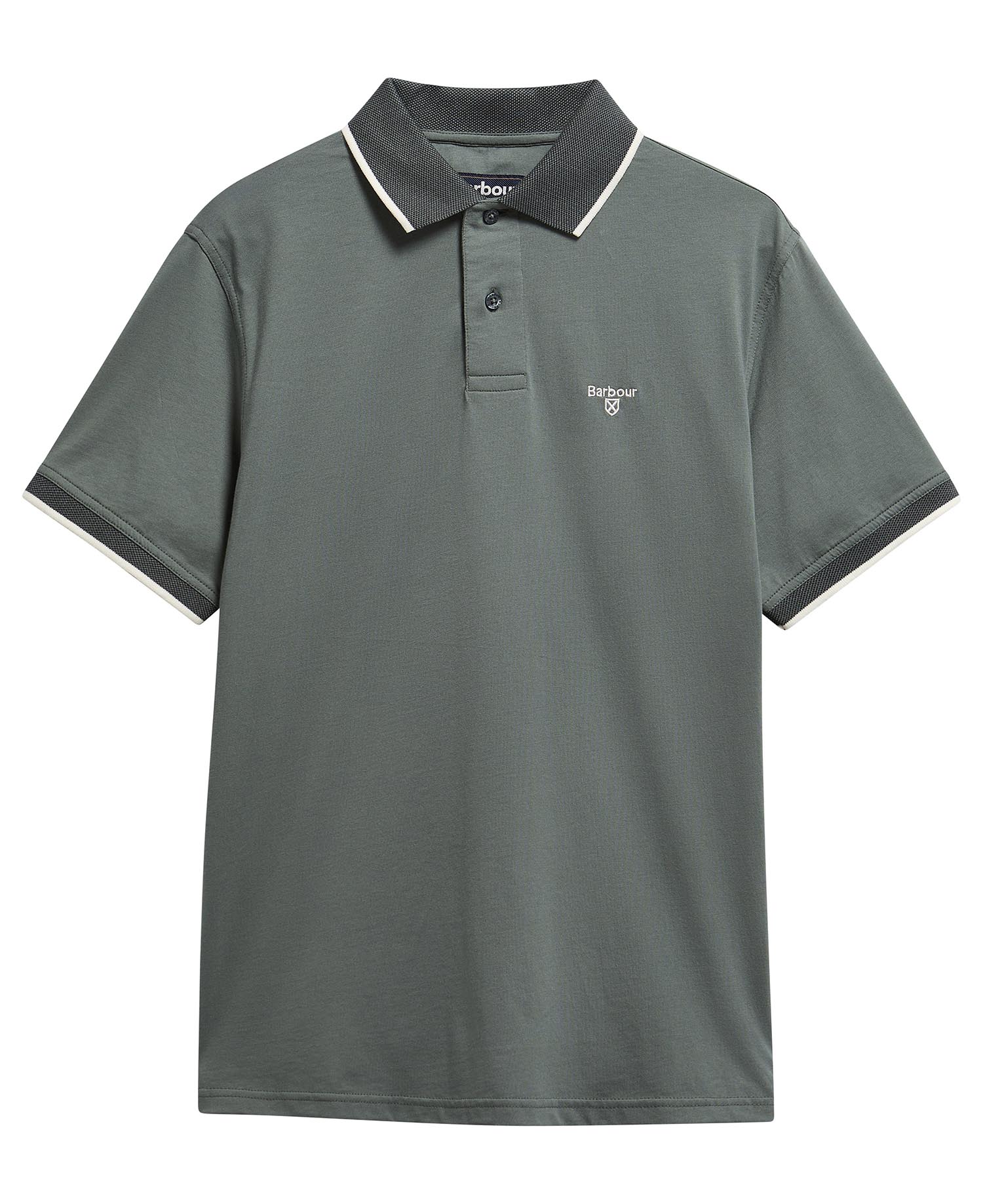 Cornsay Short-Sleeved Polo Shirt Vintage Teal