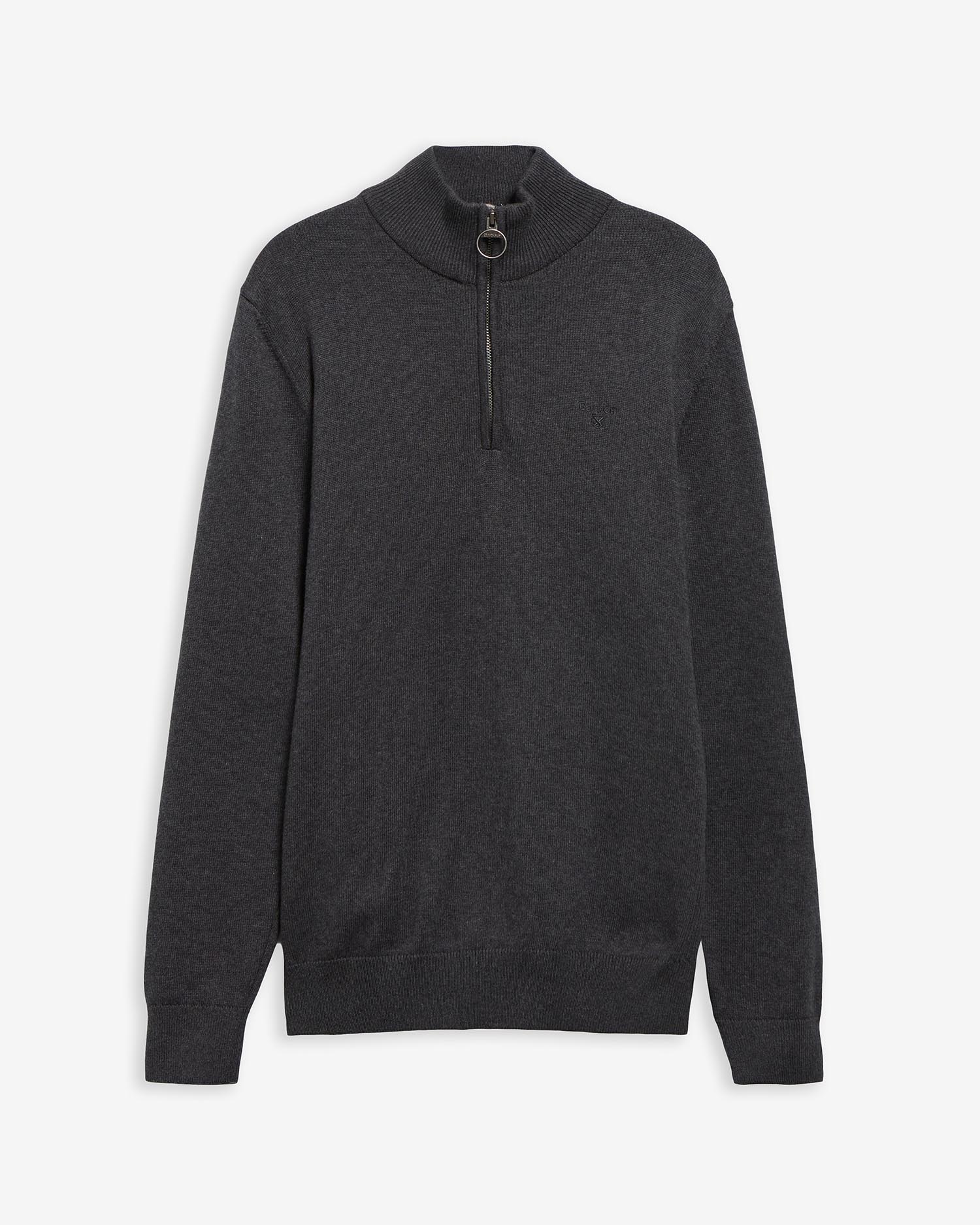 Cotton Quarter-Zip Jumper