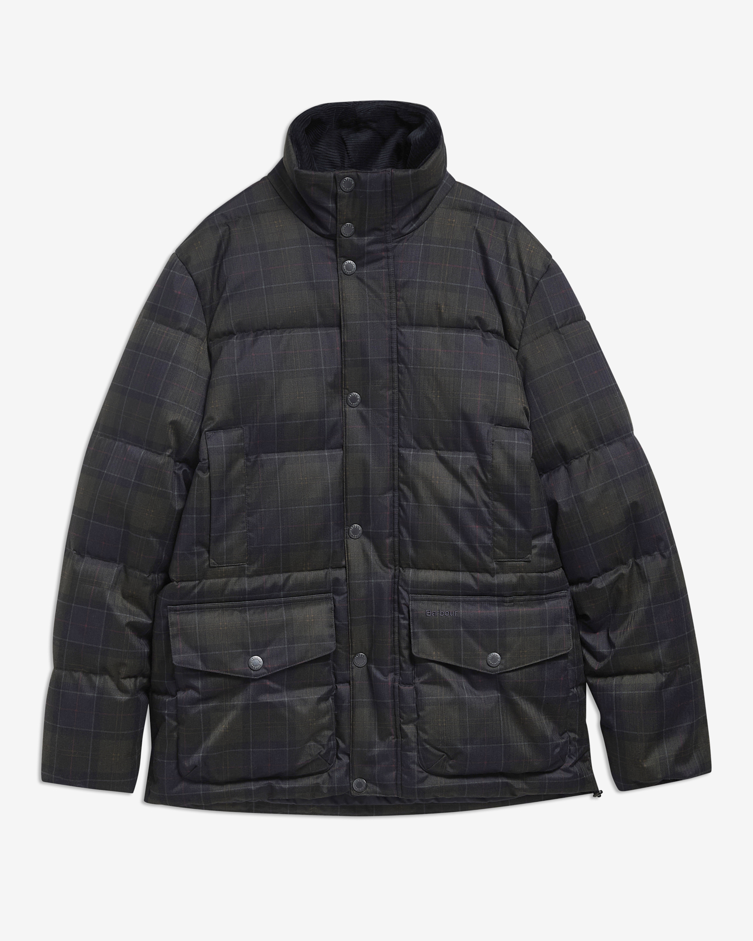 Lonnen Tartan Puffer Jacket Shadow Classic Tartan
