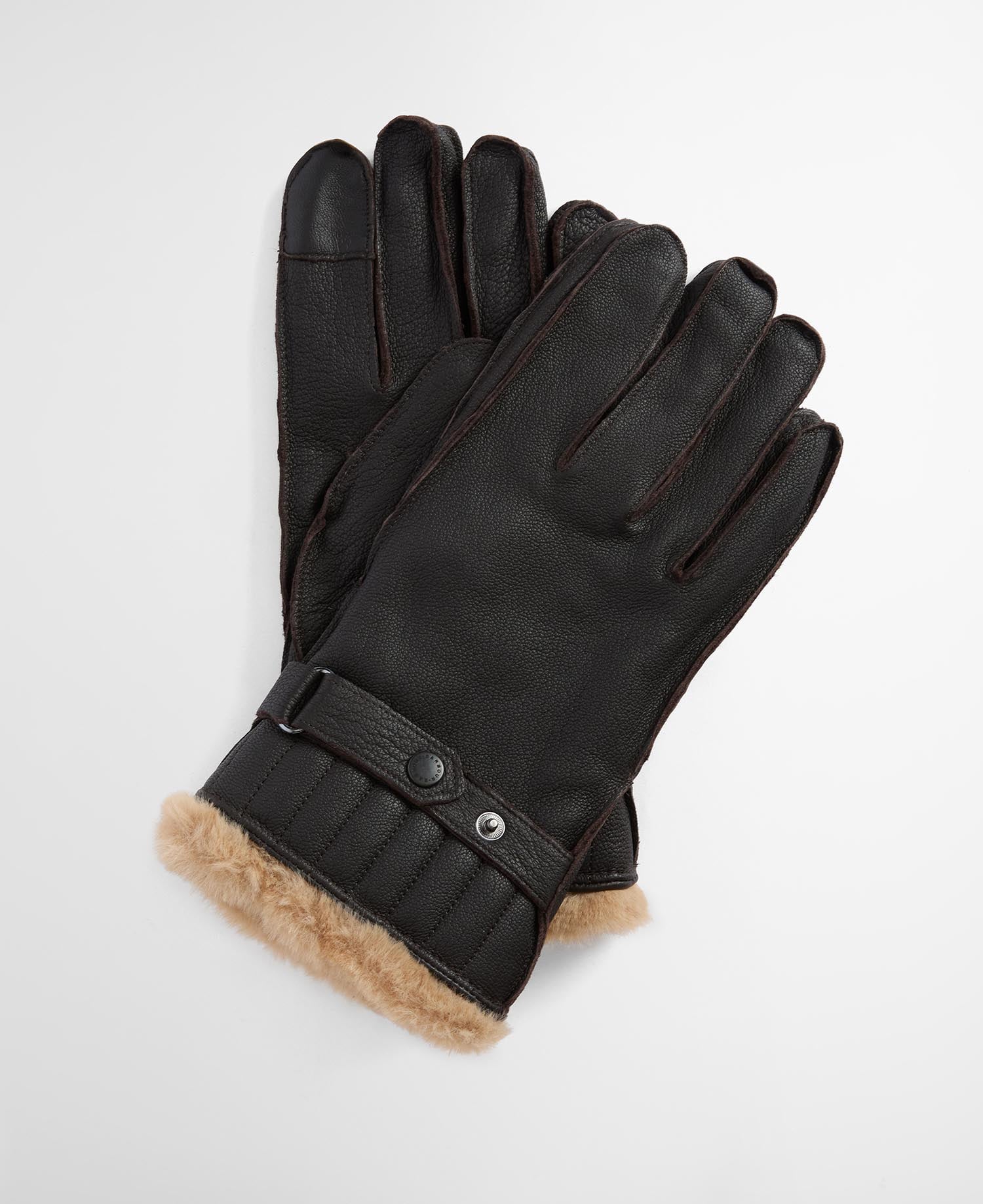 Leather Utility Gloves Brown