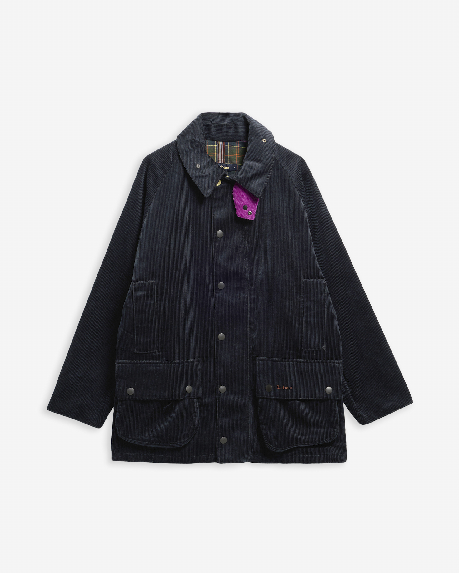 Paul Smith Loves Barbour Cord Beaufort Casual Jacket Dk Navy
