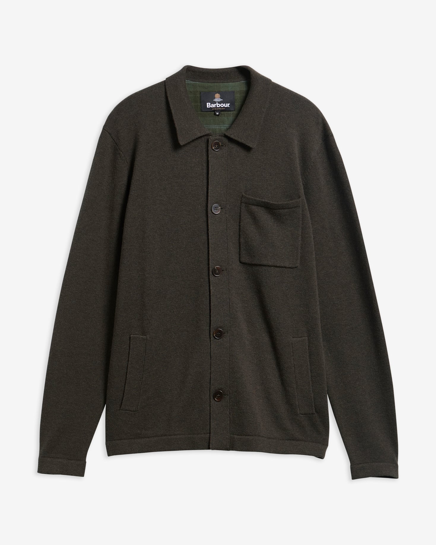 Cardigan in lana Bellam Olive