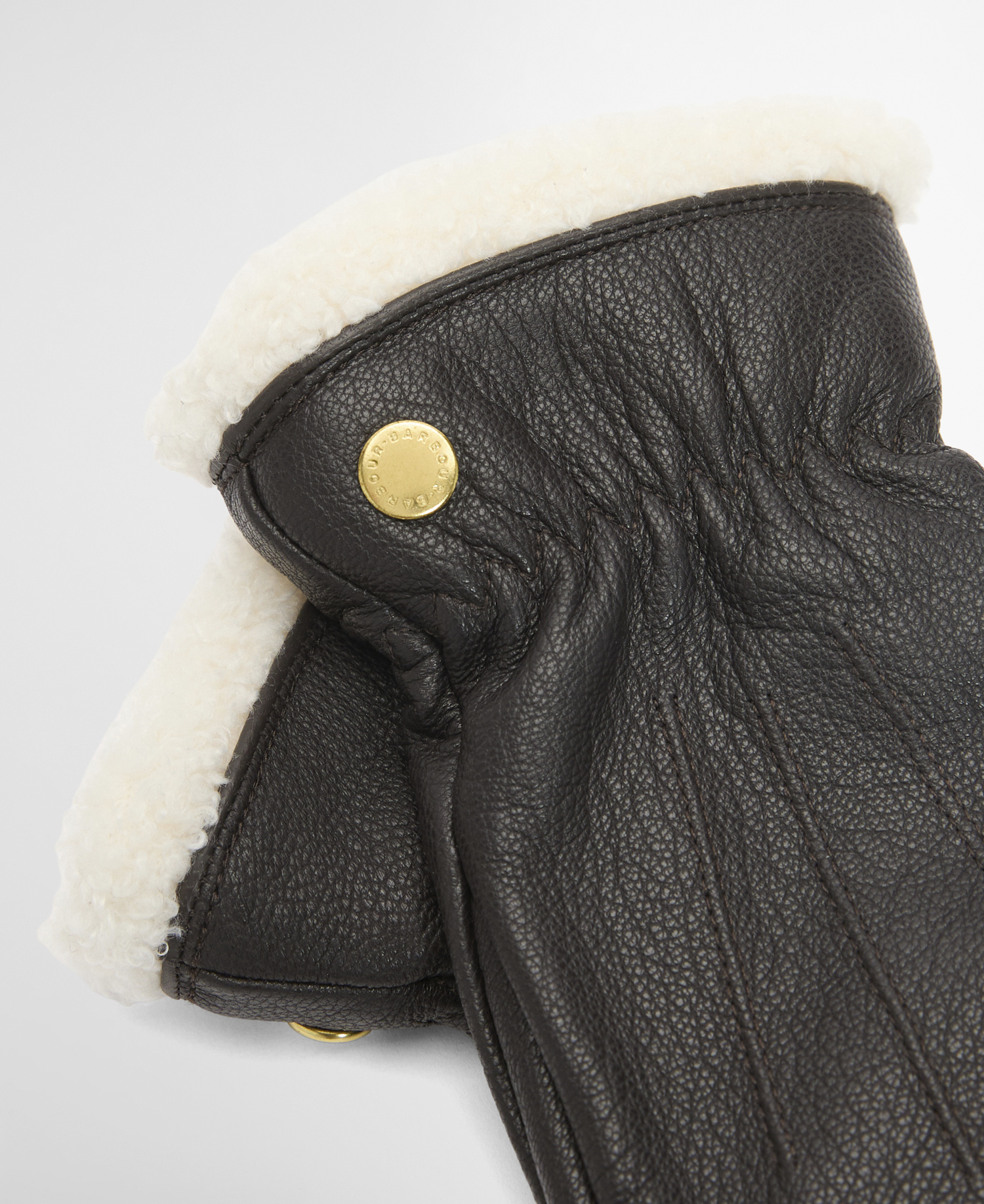 Bainford Leather Gloves Brown