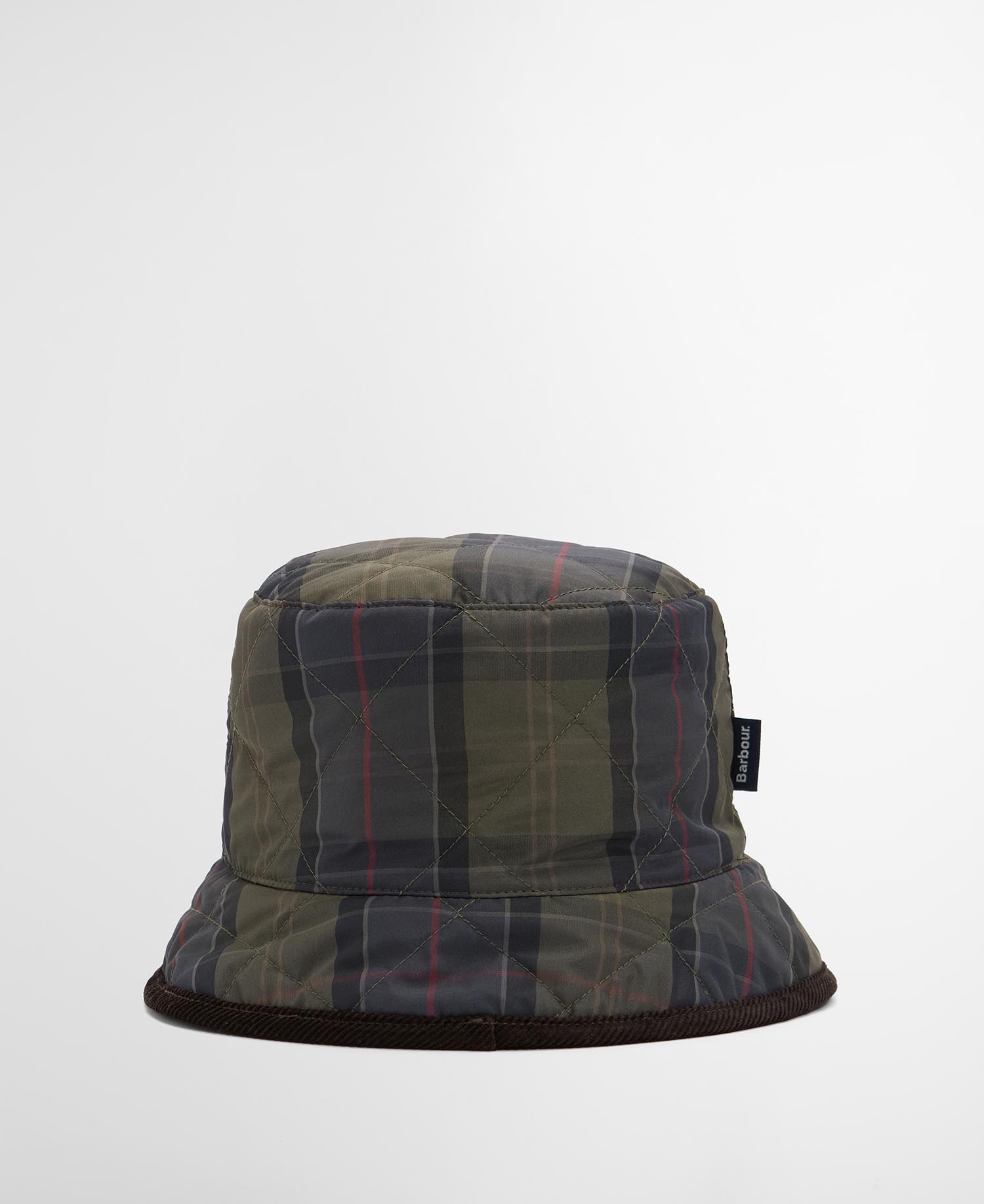 Barbour Bucket Hat Liddesdale Reversible Olive/Shadow Classic Tartan